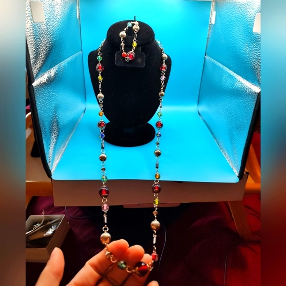 Boutique Handmade Beaded Necklace and Bracelet! - Picture 5 of 12